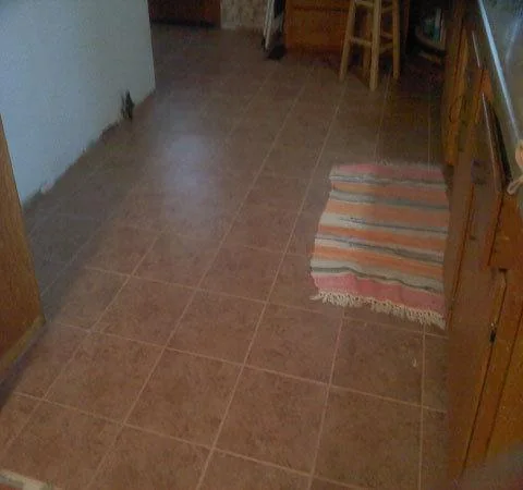 After completed home repair project