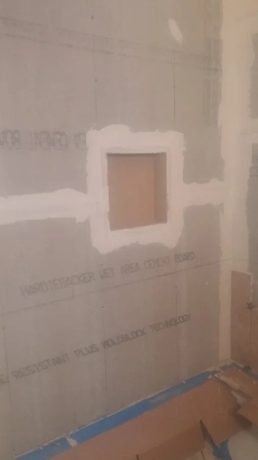 Bathroom remodeling project