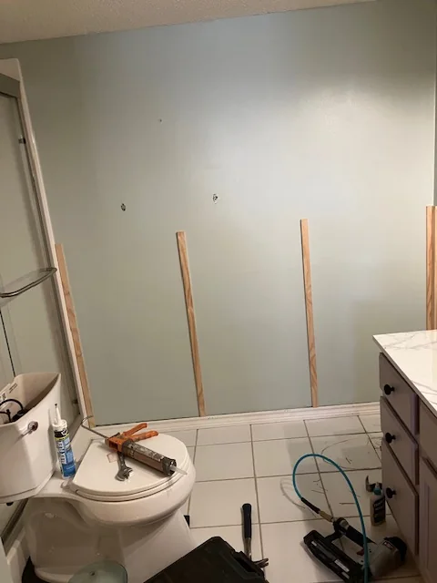 Before home repair project